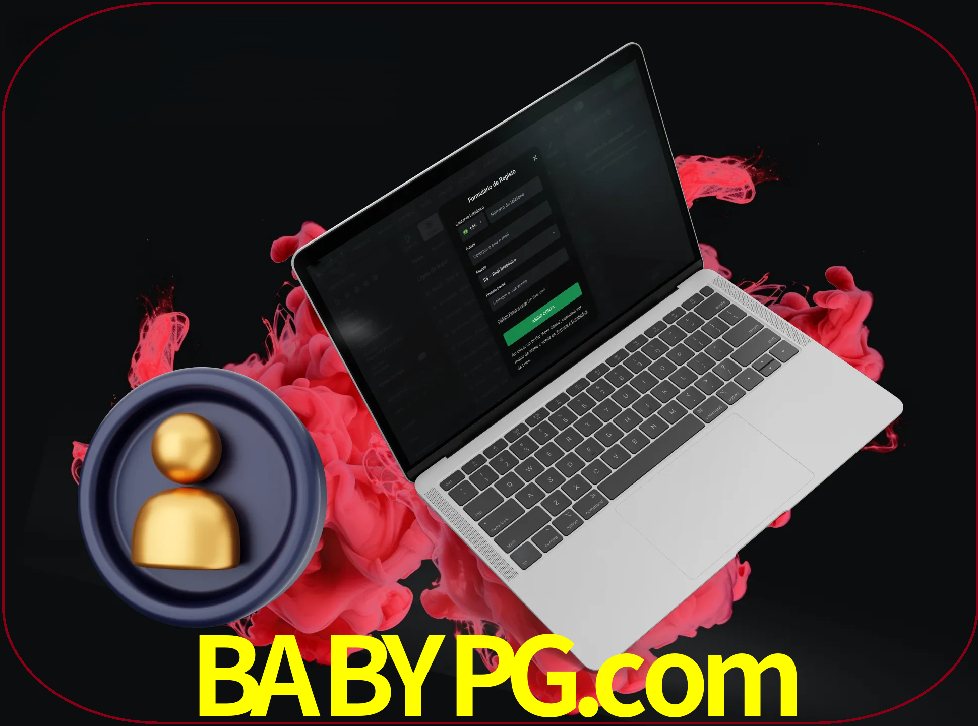 No cabeçalho do site babypg, clique no botão que o levará a um formulário especial onde terá de introduzir as suas informações actuais.