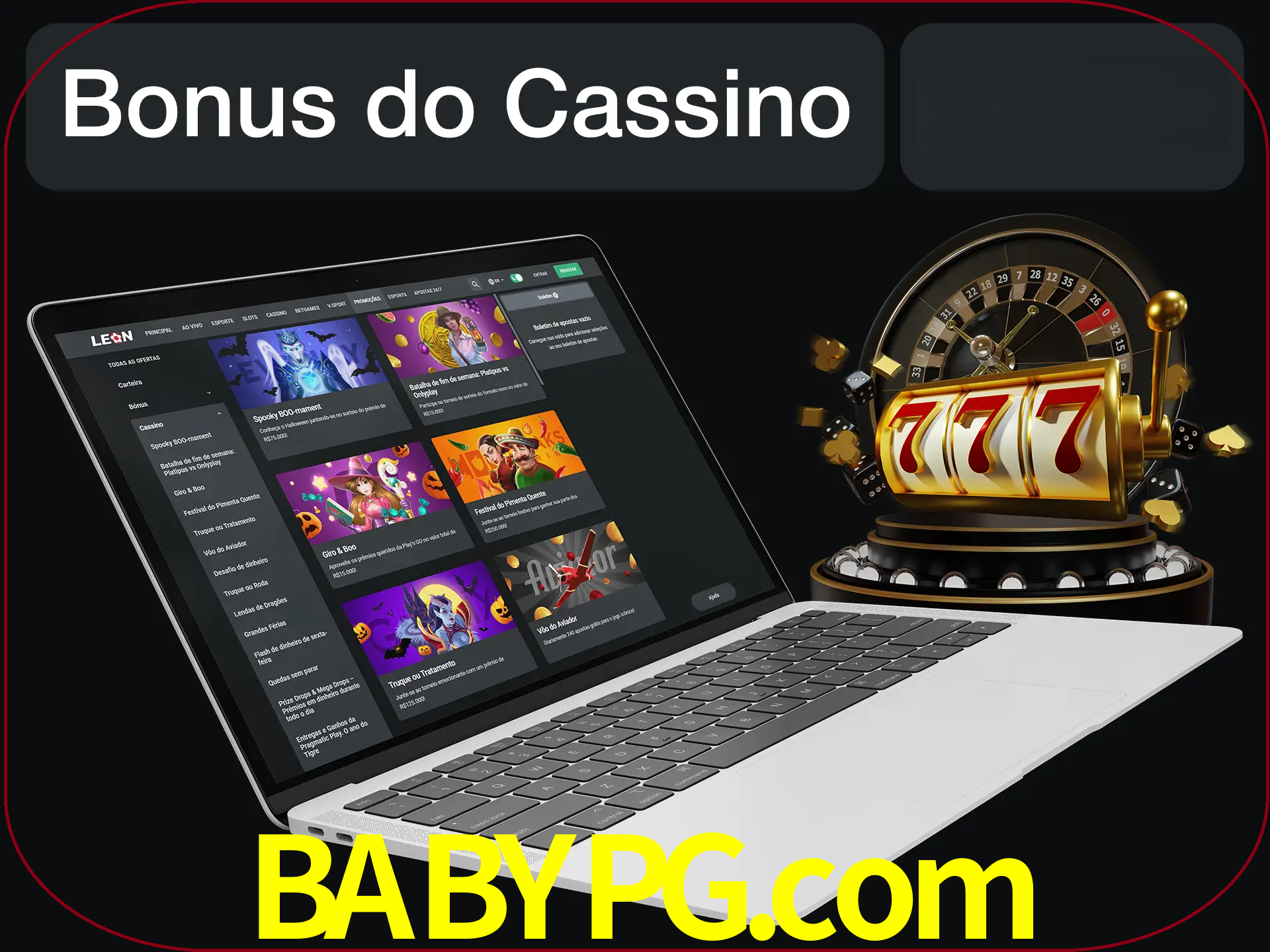 Use o bônus do cassino para começar melhor.