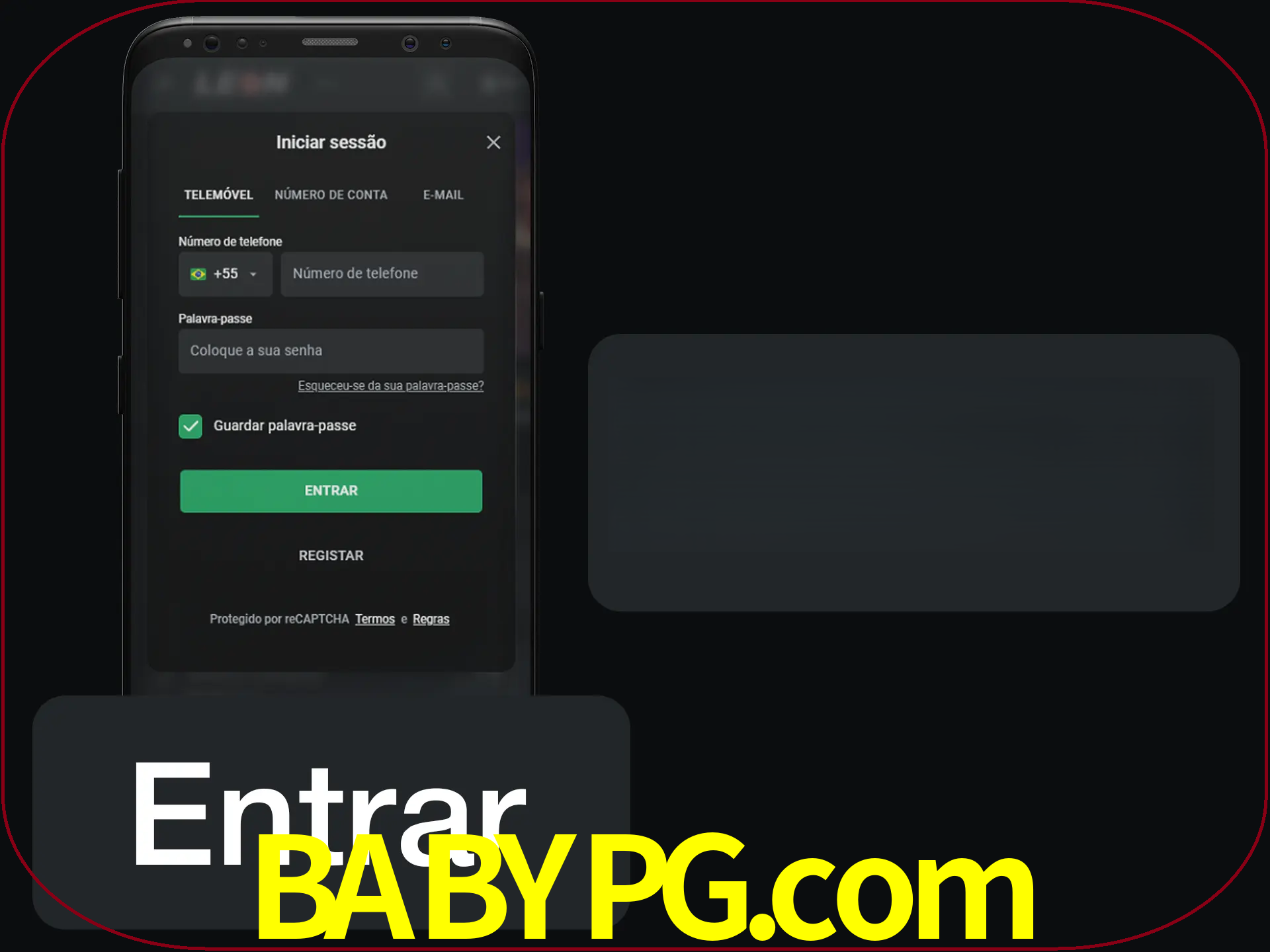 Faça o login para começar a apostar e jogar no cassino.