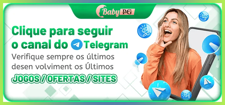 BABYPG bônus — painel de promoções no aplicativo
